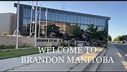 BRANDON MANITOBA CANADA - 2nd from Winnipeg-largest city in MANITOBA