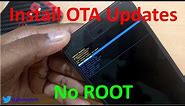 How to Install OTA Updates and Flash ROM without ROOT using recovery and adb sideload