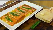 Next-Level Salmon Sashimi: The Soy-Sesame Seed Oil Magic! 🎉