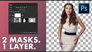 Photoshop HACK - Double Layer Mask Trick In Photoshop