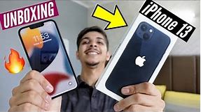 iPhone 13 🍎 Unboxing + First Impressions हिन्दी Black Colour