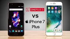 OnePlus 5 vs iPhone 7 Plus - Champion Defeated? Speedtest Comparison