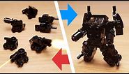 How to build mini LEGO robot tank combiner mecha / Tank Brothers ( 미니 레고 합체로봇 / ミニレゴ合体ロボ )