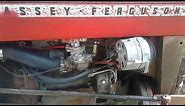 135 Massey Ferguson 3 cylinder Perkins gas