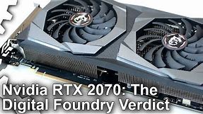 Nvidia GeForce RTX 2070 Review: The Digital Foundry Verdict