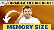 2.6 How to Calculate Memory Size | Memory Size | Memory Hierarchy | Computer Architecture in Hindi