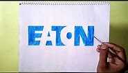 How to draw the Eaton logo