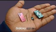Samsung Galaxy S22 Ultra unboxing mini phone part 19