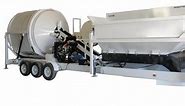 Portable Concrete Mixer Batching Plant 4 Cubic Yards Automated EZ 4-12-2 | Mix Right | Right Manufacturing Systems