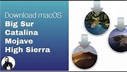 Download macOS Big Sur, Catalina, Mojave or High Sierra and Create a Bootable Big Sur Installer