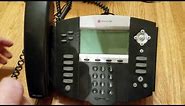 How To Reset Polycom 550 Phone With Unknown Admin Password or 456 Not Working