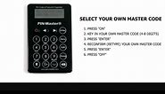 PIN-Master PIN Code & Password Manager (Up to 125 Codes) - Electronic PIN Code & Password Organizer - Basic Password Keeper - Electronic Password Journal - Password Book Small and Practical Size