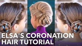 Elsa's Frozen Coronation Hairstyle Tutorial