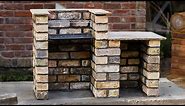 How to build a brick BBQ