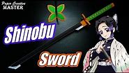 How to Make a Demon Slayer Shinobu Kochou Sword. Kimetsu no Yaiba. Shinobu Sword