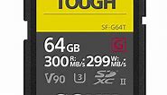Sony Tough Series SD Memory Card UHS-II 64GB Black SFG64T