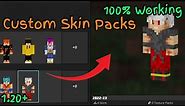 🔥How To Create Own Custom Skin Packs For Minecraft Bedrock!