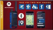 Motorola Talkabout T800 FRS Two Way Bluetooth Radio part 1