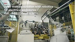 Laser welding solution with robotics for electrical enclosures