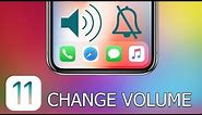 How to Change Volume on iPhone and iPad with iOS 11