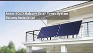 Anker SOLIX Balcony Solar Power System | Balcony Installation