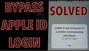 SOLVED: ERROR SIGNING INTO APPLE ID | UNABLE TO SIGN IN TO APPLE ID BYPASS LOGIN SOLUTION |