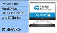 Replace the Hard Drive | HP All-in-One 22 and 24 Series | HP Support
