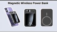 Magnetic Wireless Power Bank 5000mAh, 22.5W Fast Charging Portable Charger, PD USB-C Battery Charger