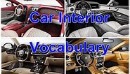 Car Parts in English | Interior