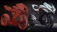 3Ds Max Timelapse | MV Agusta F3 Motorbike