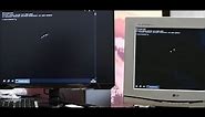Samsung Odyssey G4 S27BG400EI vs LG F900B: simple mouse ghosting test