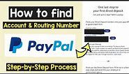 Find PayPal Account Number | Find Account Routing Number Direct Deposit Info| Paypal Direct Deposit