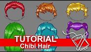 Tutorial: How to Draw Chibi Hair [Six Ways!] (For Beginners)