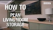 How to Design Living Room Storage Cabinets - Bunnings Warehouse