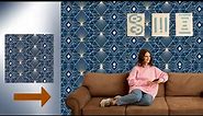 how to create a seamless pattern on wall using photopea