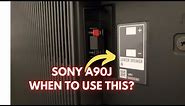Using Sony A90J OLED as Center Channel Speaker