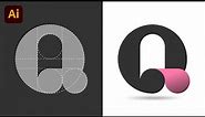 How To Create a Modern Q Logo Design Illustrator | Adobe Illustrator Tutorial | Great Design Studio