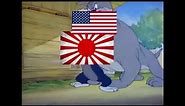 Tom and Jerry WW II Japan vs United States Meme