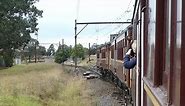 Australian Trains: Through Enfield Yard by CPH Rail Motor.