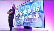 NEW LG 75-inch QNED MiniLED 86 TV 2023 - Unboxing & Impressions
