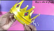 Make your own King Crown Paper craft/ Crown/ Holiday craft/ DIY/