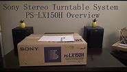 Sony Stereo Turntable System PS-LX150H Overview