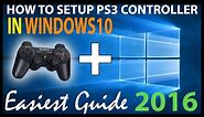 Easiest way to connect PS3 Controller to PC on Windows 10 ( DS3 / Sixaxis)