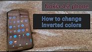 How to change inverted colors for Nokia phone