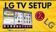 LG Smart television setup Guide - How to set up LG TV