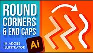 How to Round Corners and Caps in Illustrator