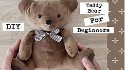 Teddy Bear DIY for Beginners with Sewing Instructions in Details| Pattern Available | Easy to Follow