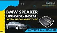 BMW iPod/iPhone Kit Installation | E39 5 Series 1996-2003 | BAVSOUND Soundplicity | Part 1