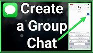 How To Create Group Chat On iPhone