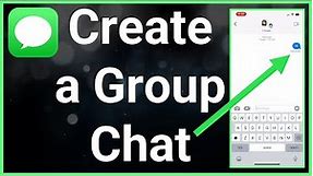 How To Create Group Chat On iPhone